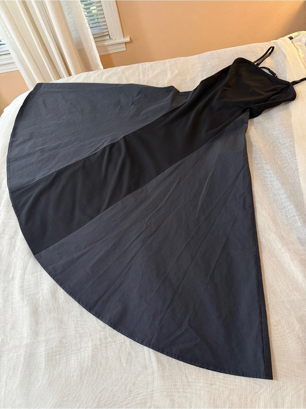 MELT THE LADY Japanese Fashion Brand Black Mixed-Material Maxi Size F (XS-S) - Picture 2 of 10